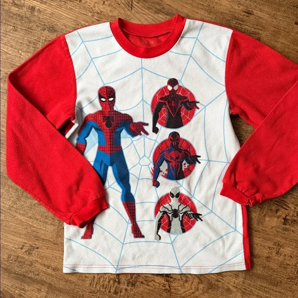 Spider-Man Pajama Set with Red and Blue Design size 12/14